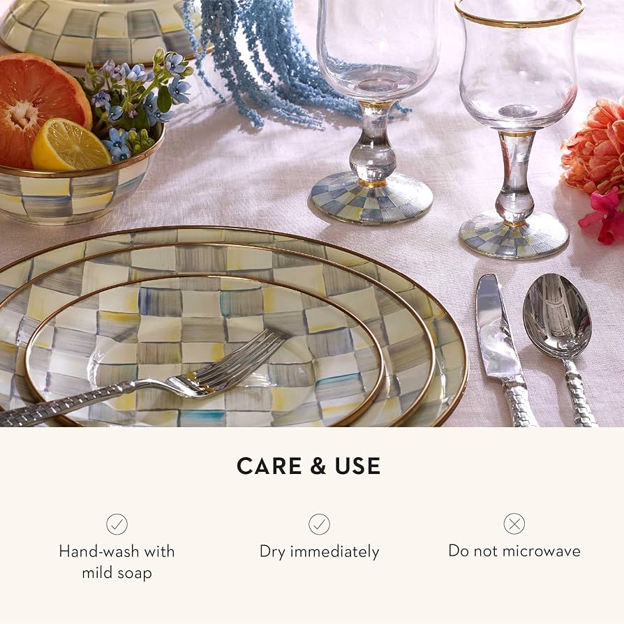 Amazon.com | MACKENZIE-CHILDS Enamel Dinner Plate